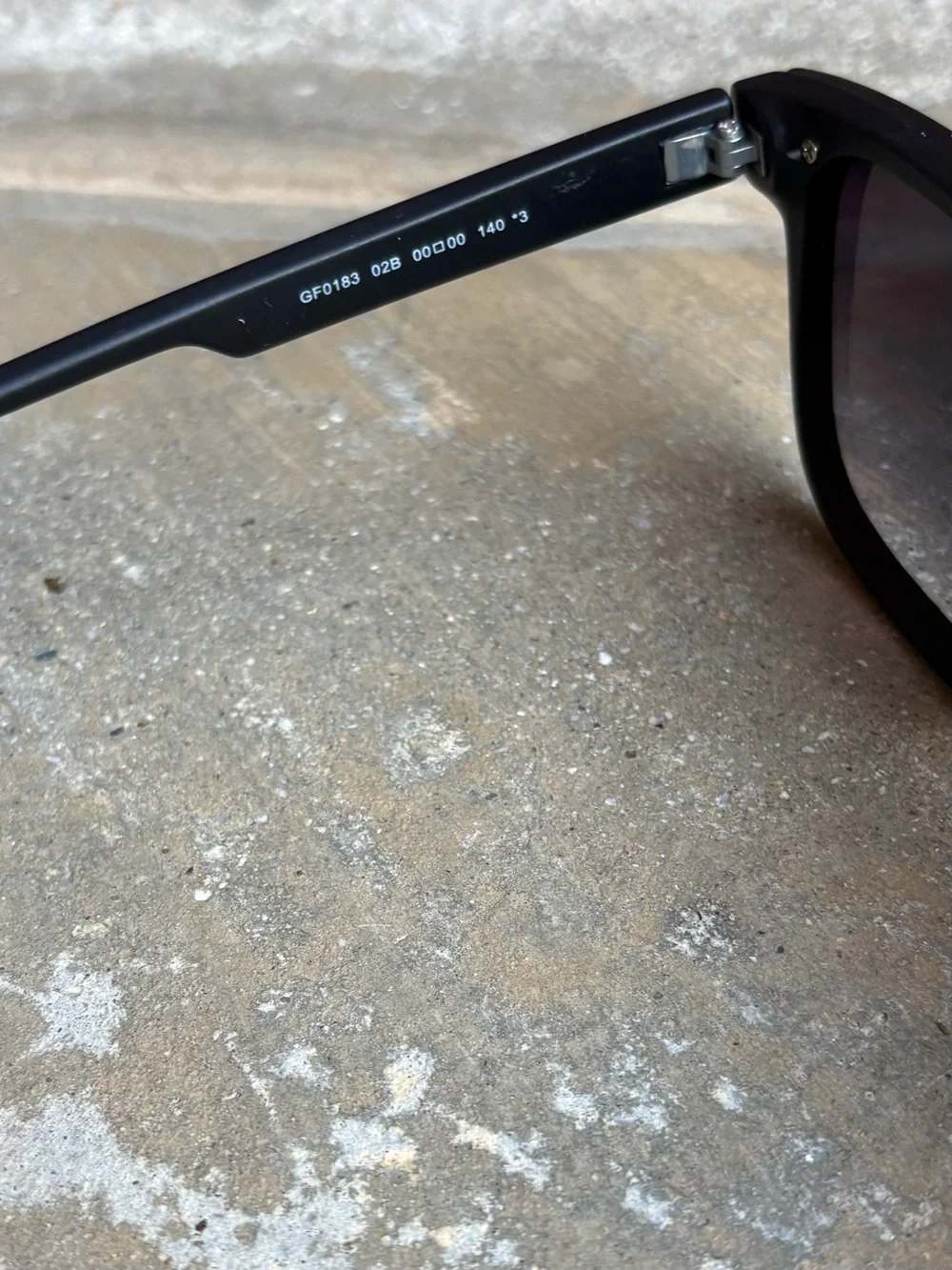 Guess Men's Black Sunglasses with Dark Lenses